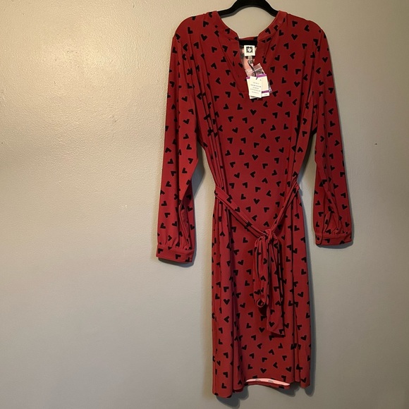 Anne Klein Dresses & Skirts - NWT Anne Klein Sz 2X Rust Patterned Midi Dress!